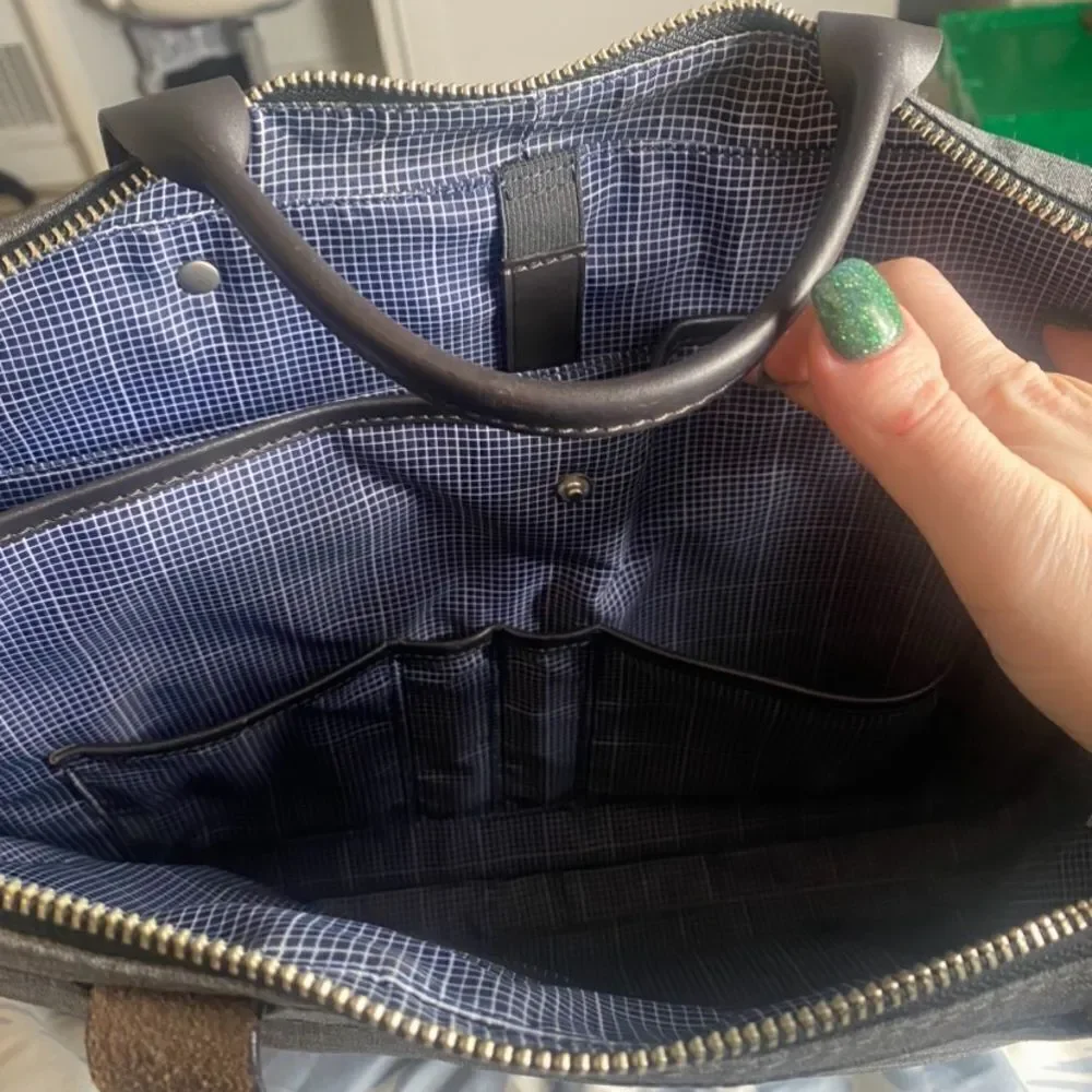 Jack Spade New York grey laptop bag